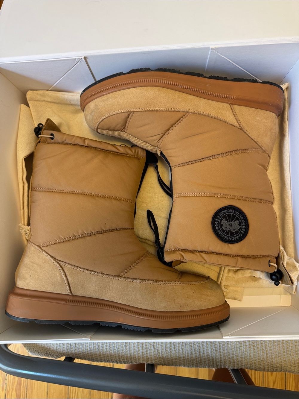 Canada Goose men’s crofton fold down puffer boot